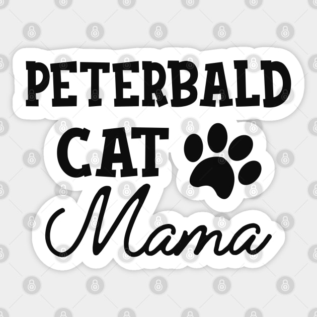 Peterbald Cat Mama Sticker by KC Happy Shop